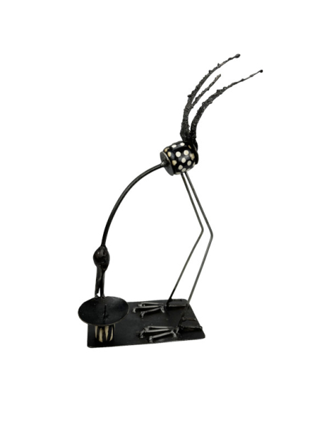 Kerzenhalter Knochenbatik Bird